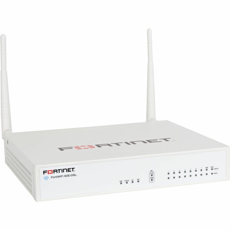 Fortinet FortiWifi FWF-60E-DSL Network Security/Firewall Appliance - Thumbnail 1