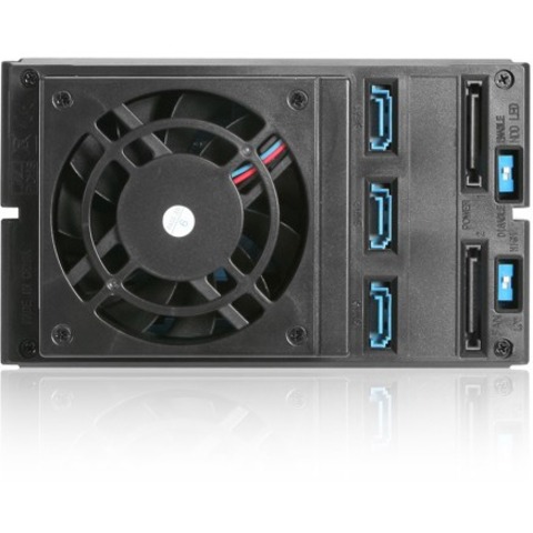 iStarUSA BPN-DE230HD Drive Enclosure for 5.25" - Serial ATA/600 Host Interface Internal - Black - Thumbnail 3