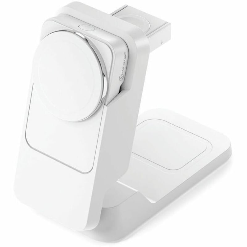 MATRIX ULTIMATE 3 IN 1 WIRELESS CHARGER W/ 5000MAH MAGSAFE PWR BNK - Thumbnail 1