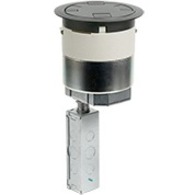 Wiremold 6AT Prewired A/V Evolution Poke Thru Device, Surface Style Cover, Gray - Thumbnail 3