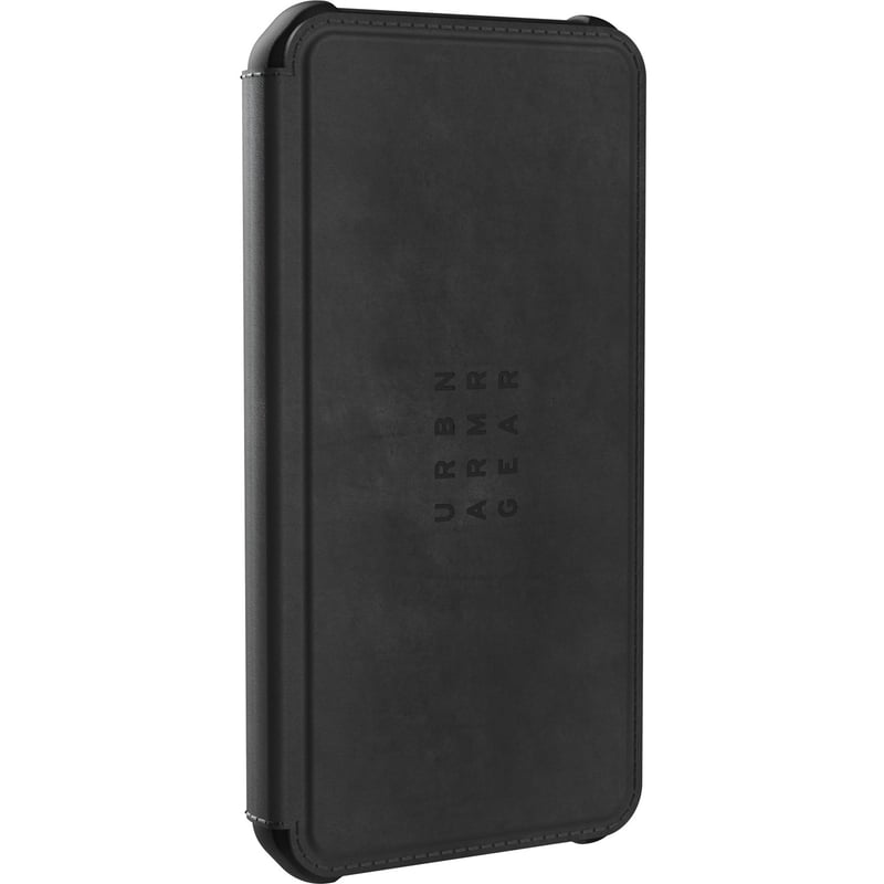 Urban Armor Gear Metropolis Carrying Case (Folio) Apple iPhone 12 Pro, iPhone 12 Pro Smartphone - LTHR ARMR Black - Thumbnail 1