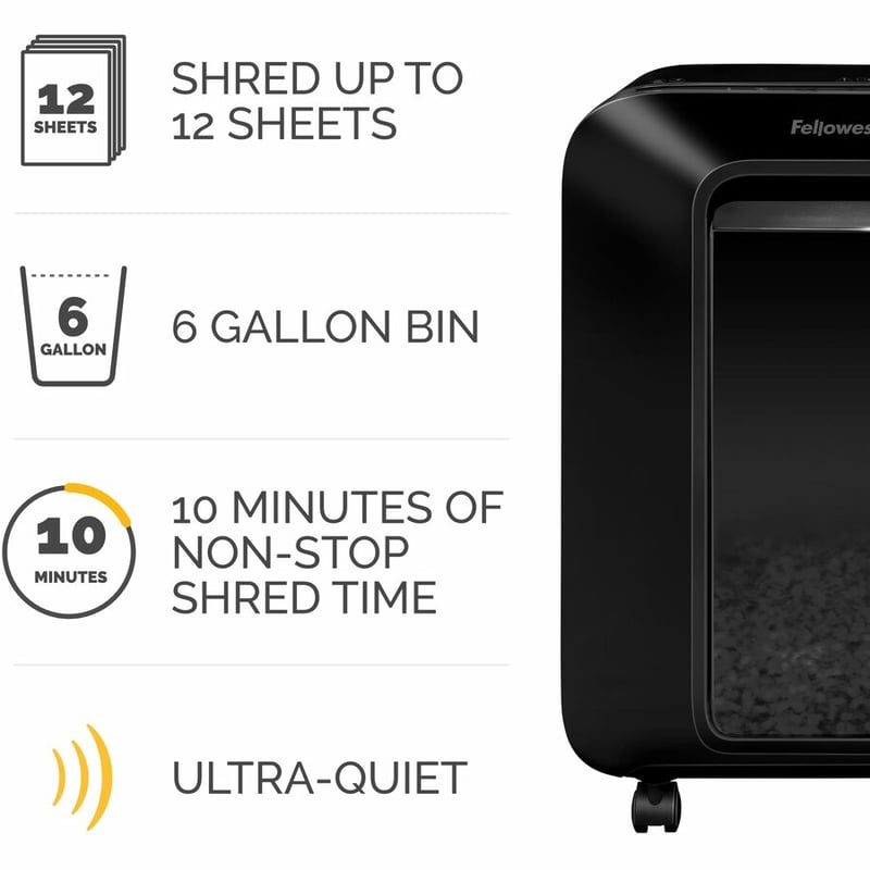 Fellowes LX170 Cross-cut Shredder - Thumbnail 2