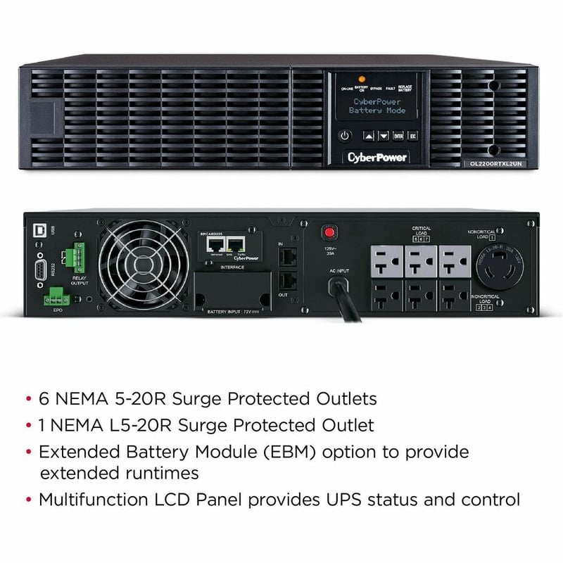 CyberPower OL2200RTXL2UN Smart App Online UPS Systems - Thumbnail 2