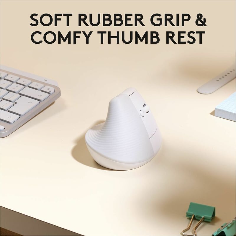 Logitech Lift for Mac (Off-white) - Thumbnail 4