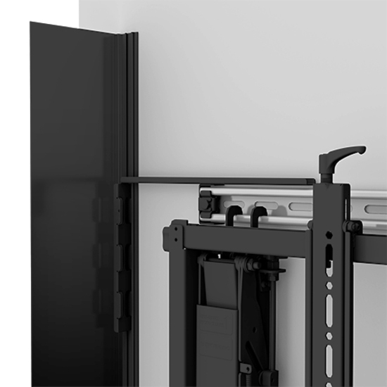 Milestone CSACK06B Wall Mount for Flat Panel Display - Black - Thumbnail 4