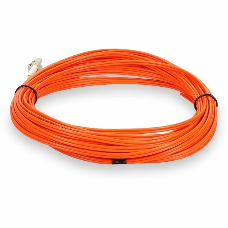 AddOn 2m LC to LC Orange OM2 Duplex OFNR (Riser-Rated) Fiber Patch Cable - Thumbnail 4