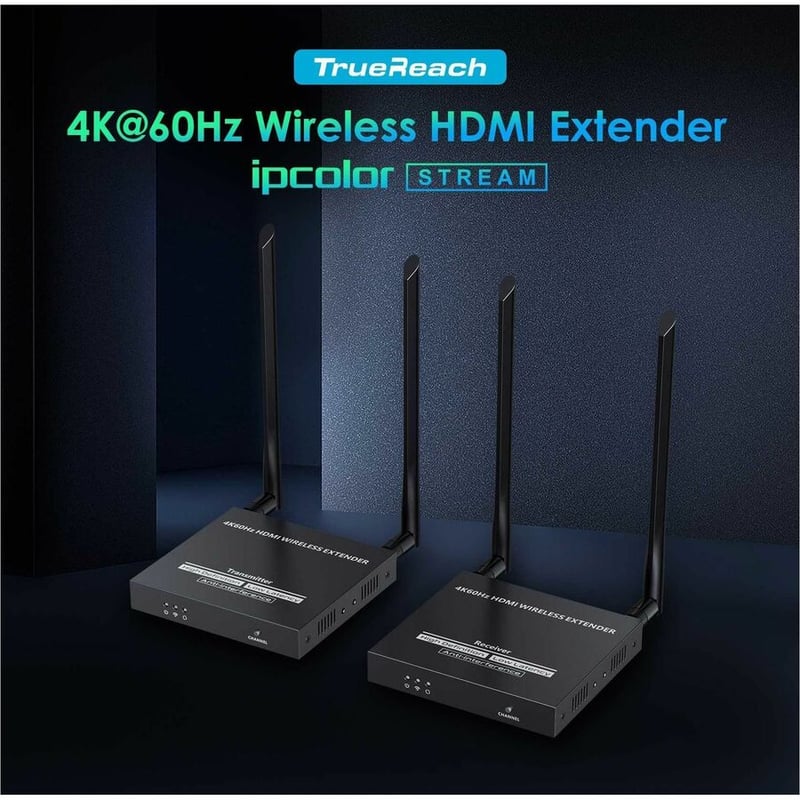 Rocstor TrueReach 4K@60Hz HDMI over Wireless Extender