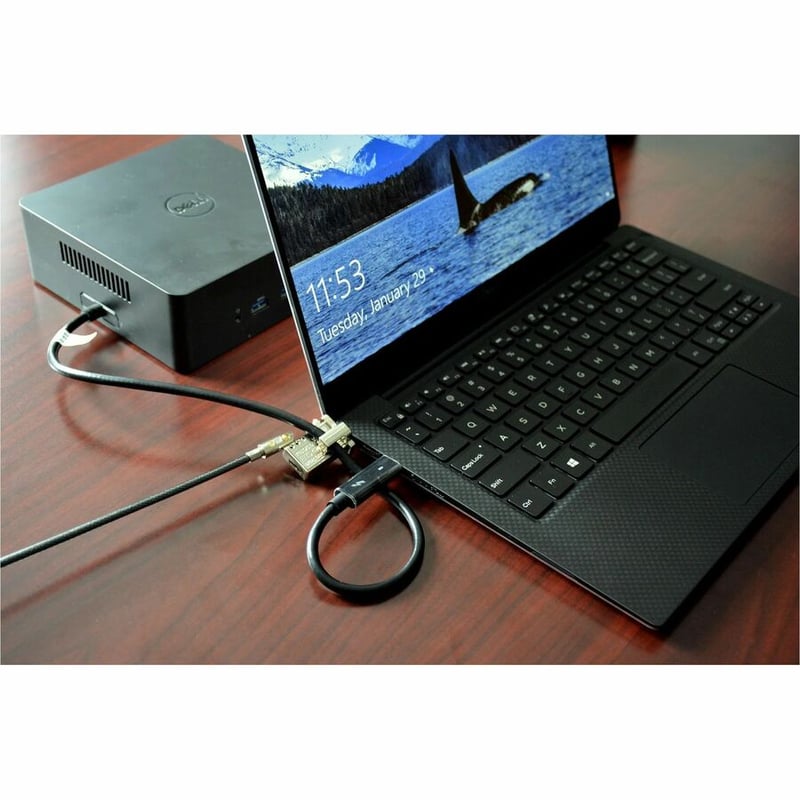 Noble TZ18T Low Profile Wedge Lock for Dell Consumer and Gaming Laptops - Thumbnail 3