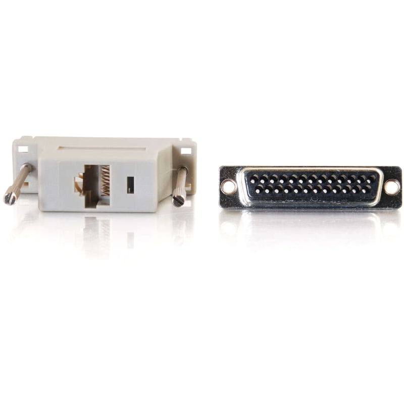 MODULAR ADAPTER - RJ-45 LEFT CONNECTOR - FEMALE LEFT GENDER - DB25 RIGHT CONNECT - Thumbnail 4