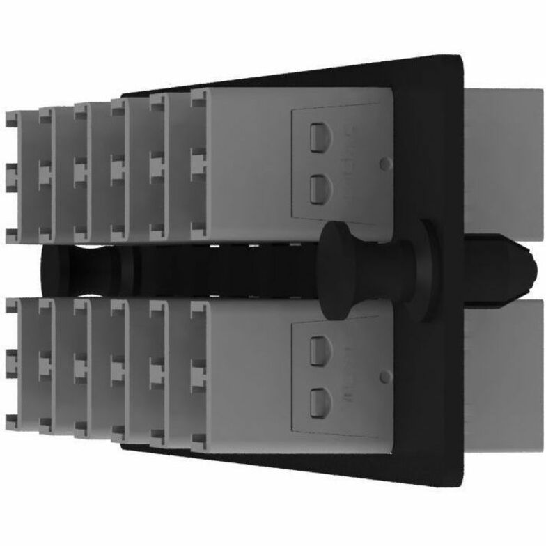 Panduit Opticom Keyed K-Intl Gray FAP, OM4, 12 LC Duplex - Thumbnail 2