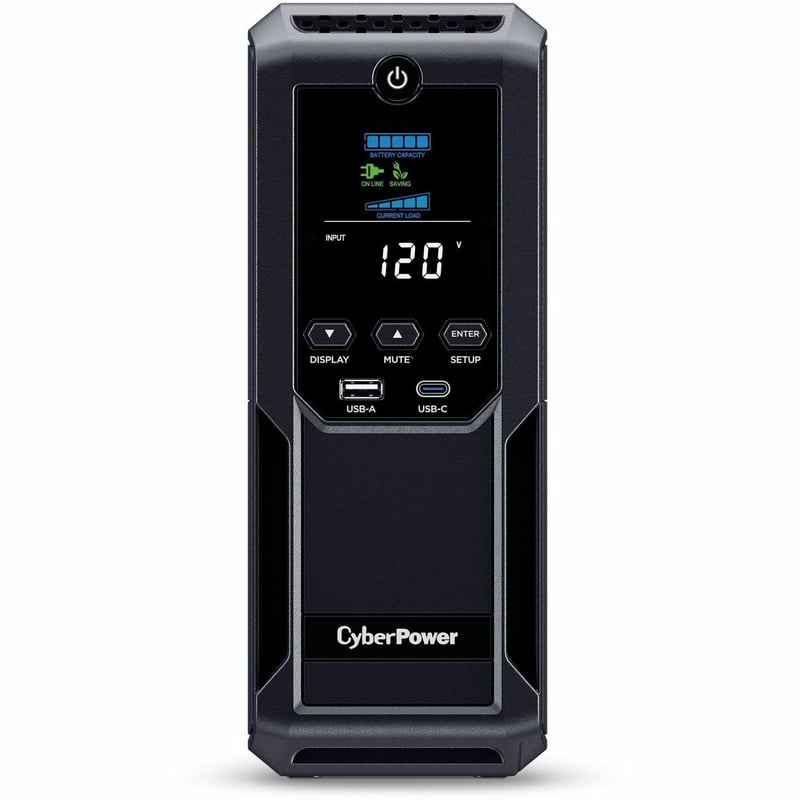 CyberPower Intelligent LCD UPS CP1350AVRLCD3 1350VA Mini-tower UPS - Thumbnail 1