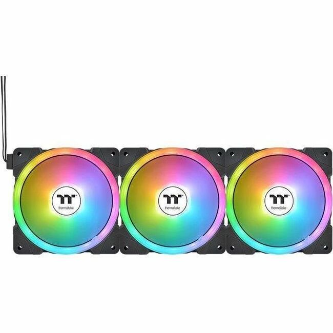 Thermaltake SWAFAN EX12 ARGB Sync PC Cooling Fan TT Premium Edition (3-Fan Pack) - 3 Pack - Thumbnail 1