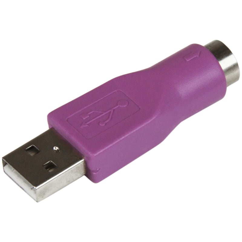 StarTech.com - Keyboard adapter - 6 pin PS/2 (F) - 4 pin USB Type A (M) - Thumbnail 1
