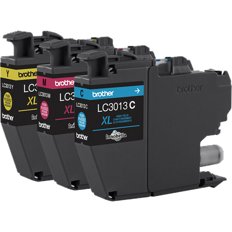 Brother LC30133PKS Original High Yield Inkjet Ink Cartridge - Tri-pack - Cyan, Magenta, Yellow - 2 / Pack - Thumbnail 5
