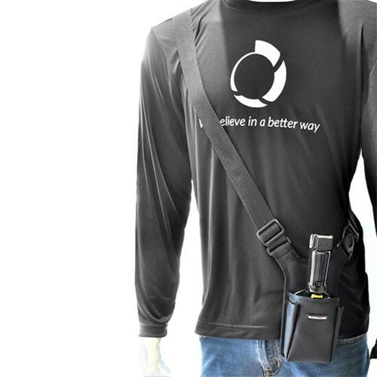 Agora Edge Carrying Case (Holster) Zebra Handheld Terminal - Black - Thumbnail 3