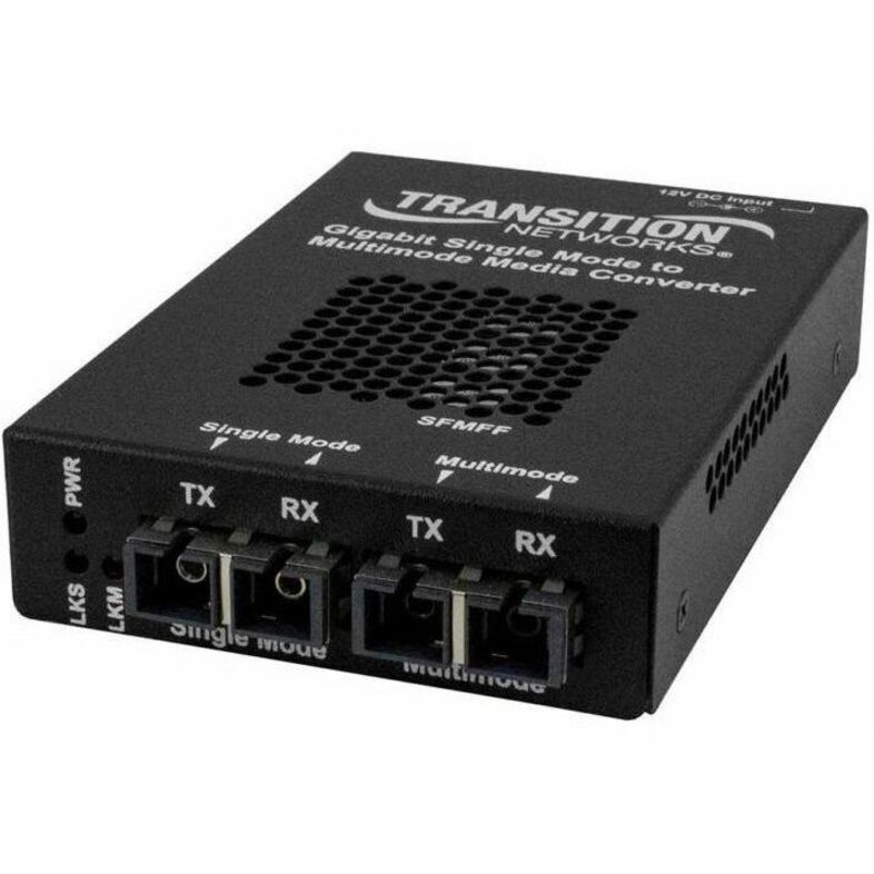 Transition Networks Stand-alone Fiber to Fiber Media Converter - Thumbnail 2