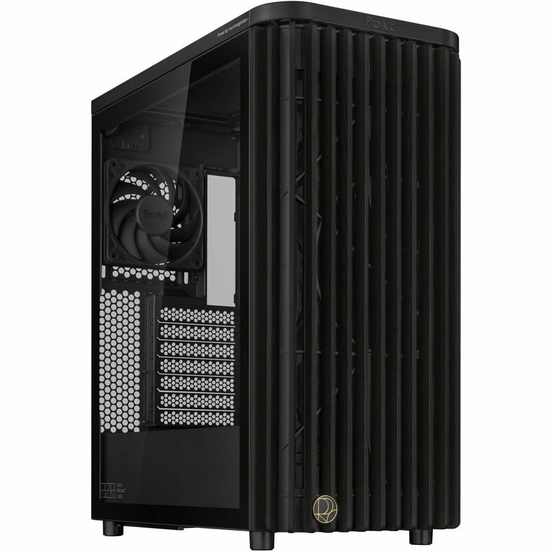 ASUS PROART PA401 WOOD EDITION ATX MID TOWER CASE TEMPERED GLASS - Thumbnail 1