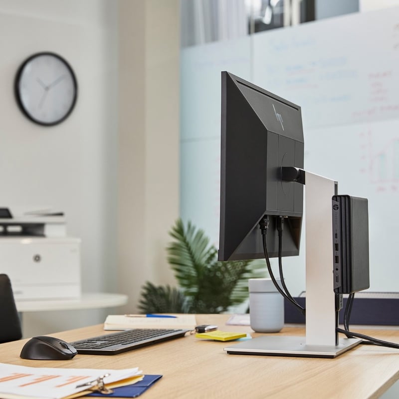 HP Pro Mini 400 G9 Desktop Computer - Intel Core i3 12th Gen i3-12100T Quad-core (4 Core) 2.20 GHz - 8 GB RAM DDR4 SDRAM - 256 GB M.2 PCI Express NVMe SSD - Mini PC - Thumbnail 4