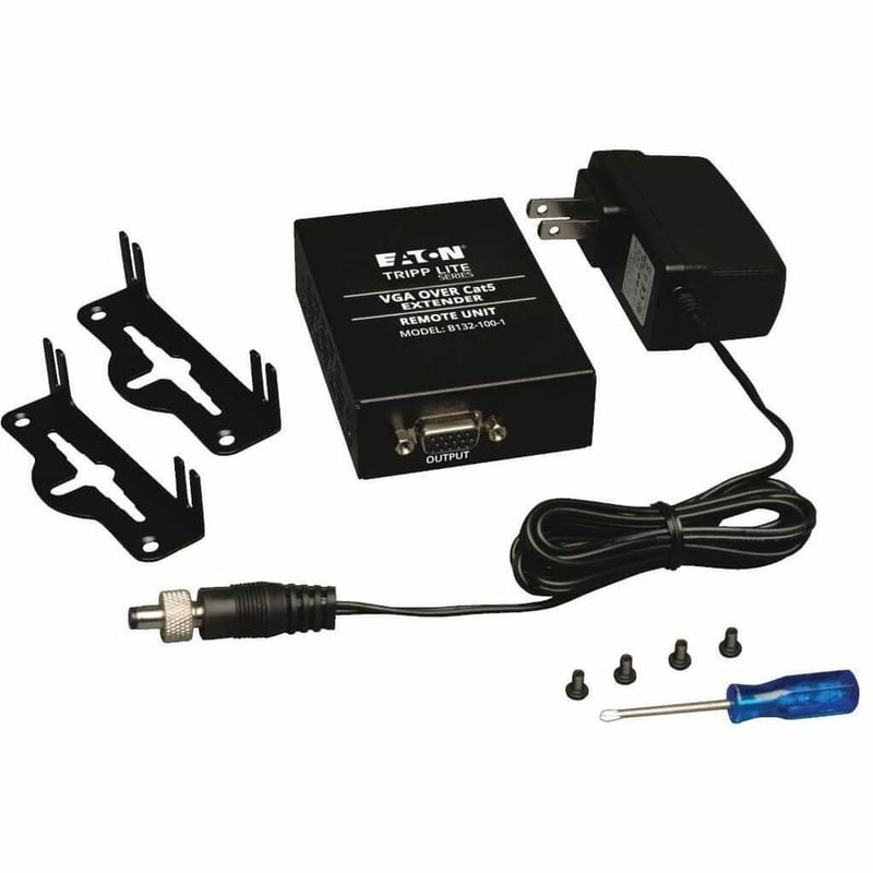 Tripp Lite by Eaton VGA over Cat5/6 Extender Box-Style Receiver for Video Up to 1000 ft. (305 m) TAA - Thumbnail 3