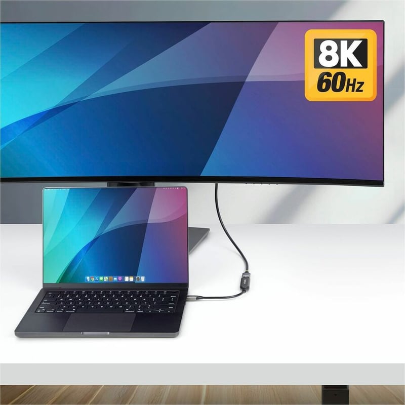 USB-C TO HDMI ADAPTER 8K 60HZ THUNDERBOLT / USB4 COMPATIBLE - Thumbnail 5