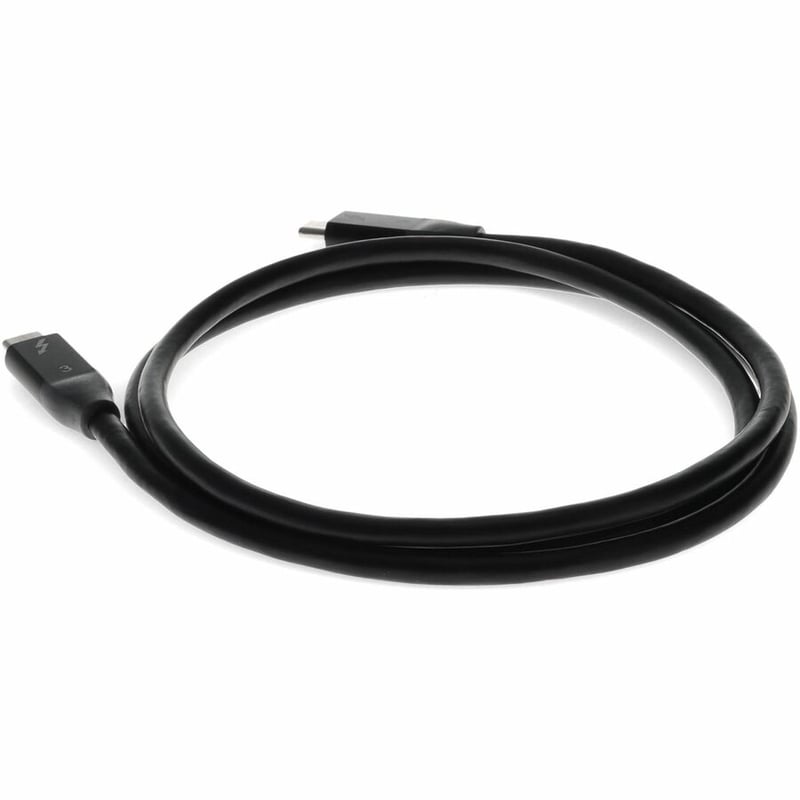 AddOn 1m USB C 3.1 Male to Male Black Cable - Thumbnail 3