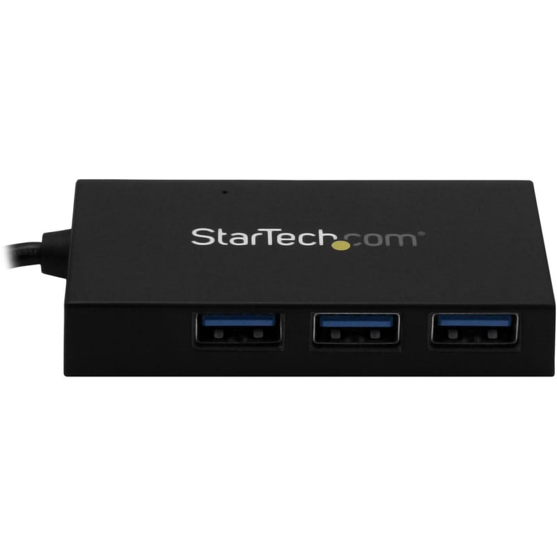 StarTech.com 4 Port USB 3.0 Hub - USB-A to USB-C & 3x USB-A SuperSpeed 5Gbps - Self or USB Bus Powered - USB 3.2 Gen 1 BC 1.2 Charging Hub - Thumbnail 3
