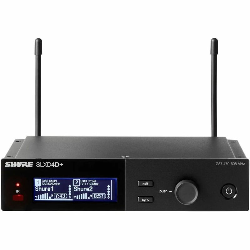 SHURE SLXD24D+/58-G57 HANDHELD SYSTEM DUAL SM58 - Thumbnail 2
