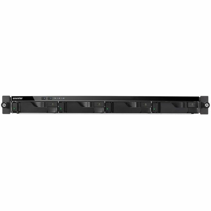Asustor Lockerstor 4RS AS6504RS - 4 Bay NAS, Quad-Core 2.1GHz CPU, 2.5GbE Port, 8GB DDR4, 1U Rackmount Server (Diskless) - Thumbnail 3