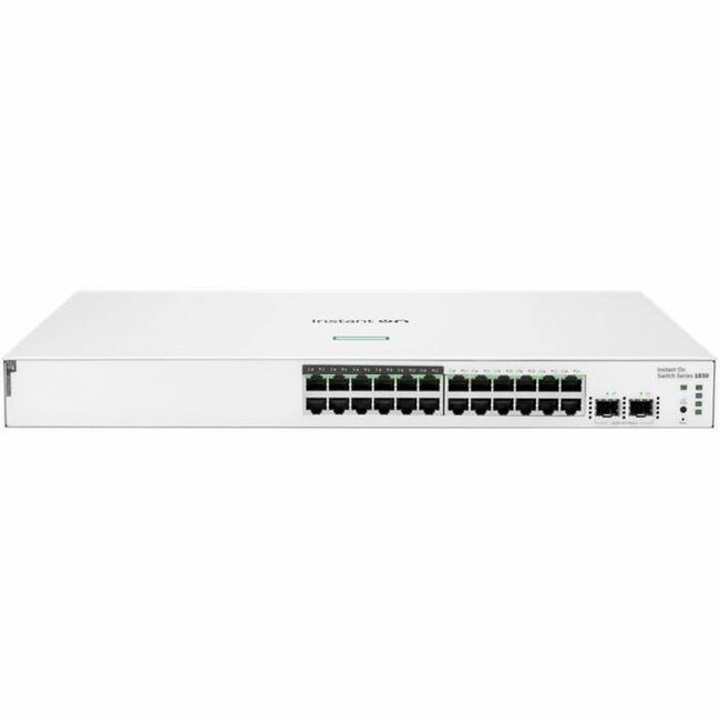 Aruba Instant On 1830 24G 12p Class4 PoE 2SFP 195W Switch - Thumbnail 1
