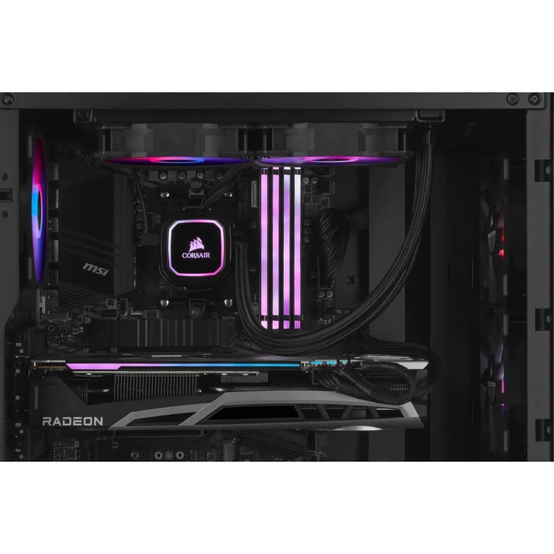 Corsair VENGEANCE i7200 Gaming Desktop Computer - Intel Core i7 11th Gen i7-10700K - 16 GB RAM DDR4 SDRAM - 1 TB M.2 PCI Express NVMe SSD - Thumbnail 2