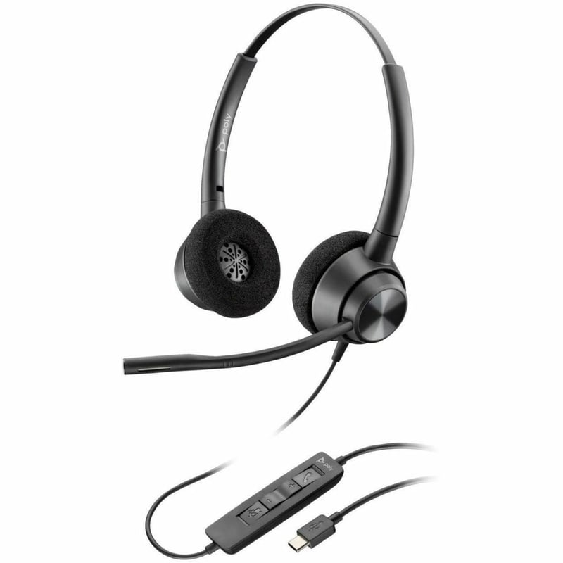 Poly EncorePro 320 Stereo USB-A Headset TAA - Thumbnail 1