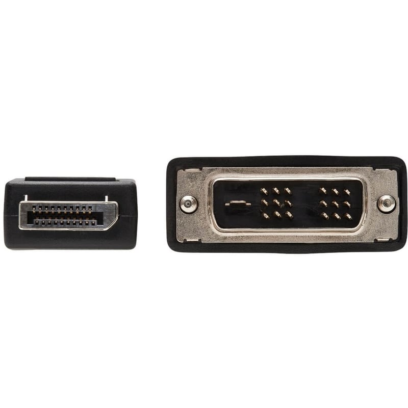 Eaton Tripp Lite Series DisplayPort to DVI Adapter Cable (DP with Latches to DVI-D Single Link M/M), 6 ft. (1.8 m) - Thumbnail 3