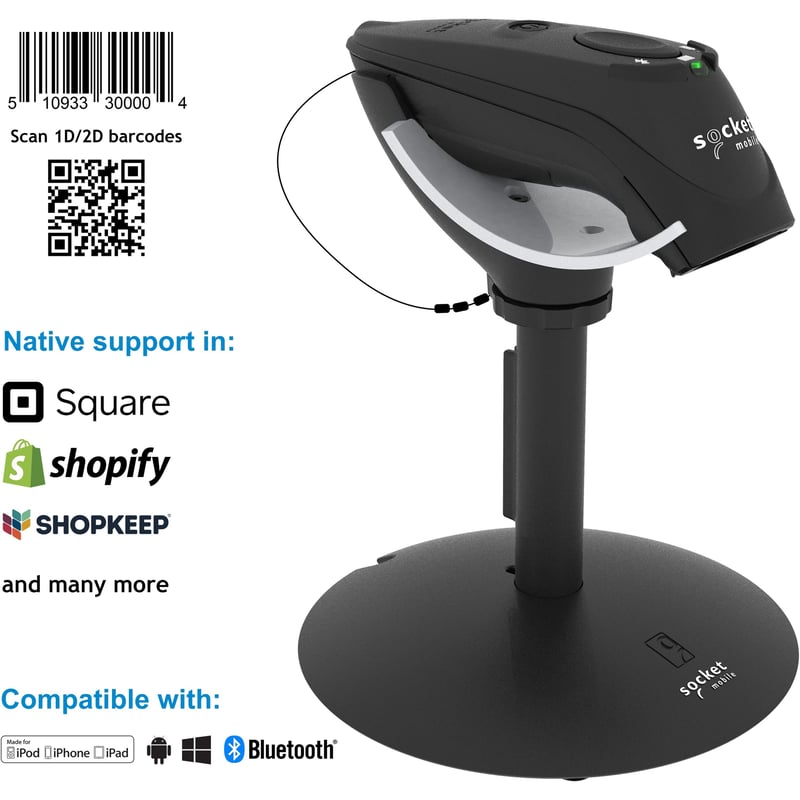 Socket Mobile DuraScan D760 Ultimate Barcode Scanner and Passport Reader, v20 - Thumbnail 1