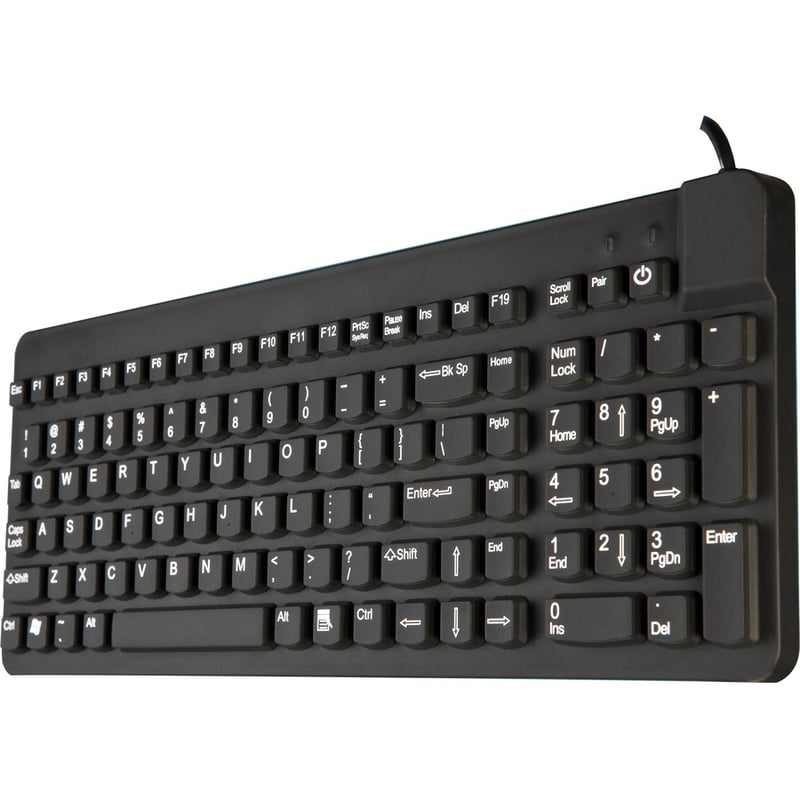 Man & Machine Premium Full Size Waterproof Disinfectable Keyboard - Thumbnail 3
