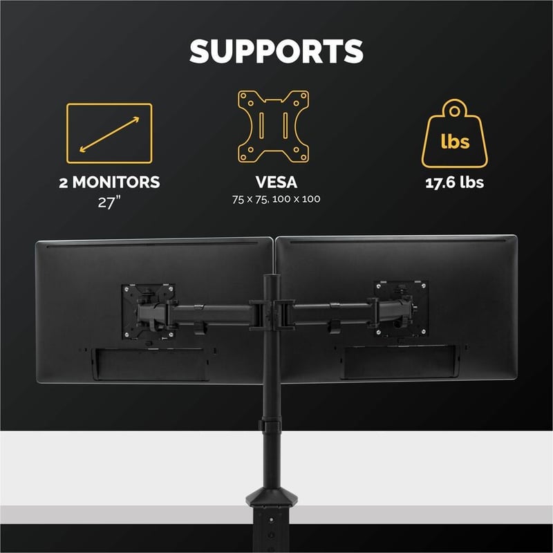 Fellowes Reflex Dual Monitor Arm - Thumbnail 2