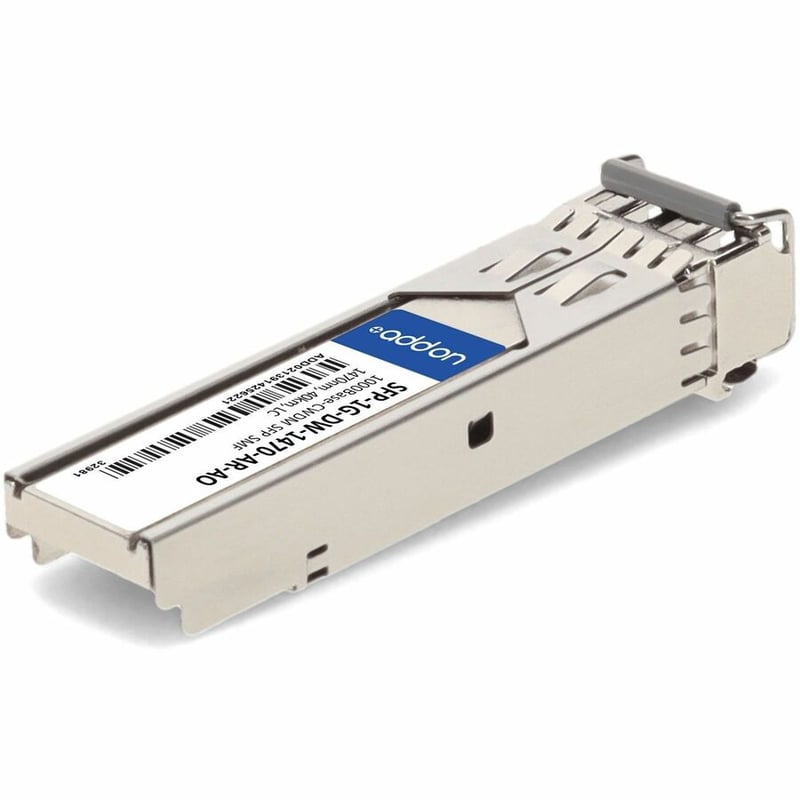 AddOn Arista Networks&reg; AR-SFP-1G-DW-1470 Compatible TAA 1000Base-CWDM SFP Transceiver (SMF, 1470nm, 40km, LC, DOM) - Thumbnail 5