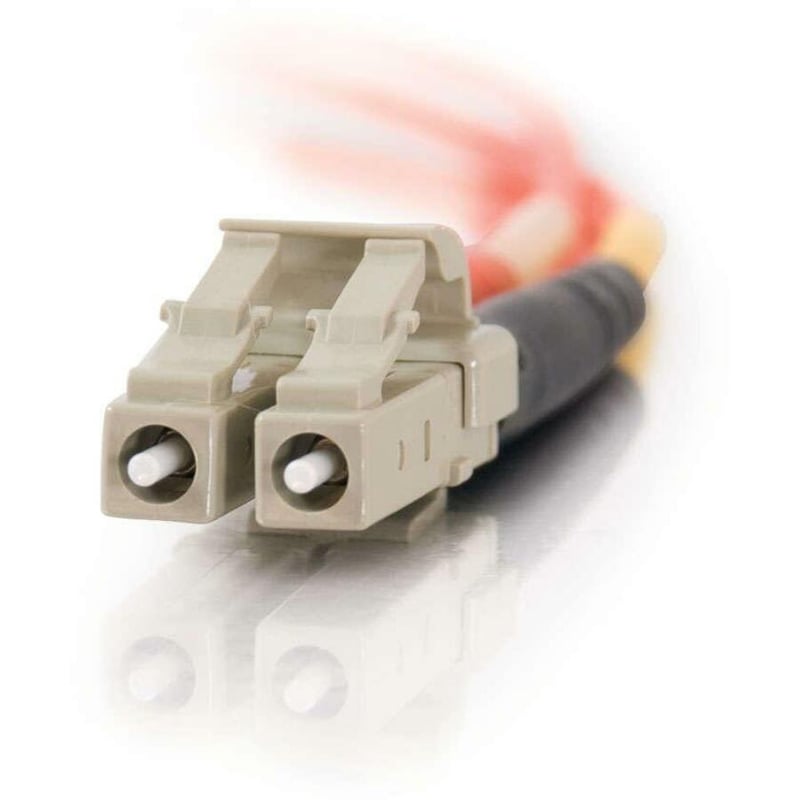 C2G-3m LC-LC 62.5/125 OM1 Duplex Multimode Fiber Optic Cable (Plenum-Rated) - Orange - Thumbnail 3