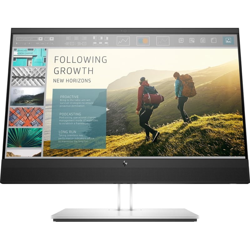 HP Mini-in-One 24" Class Webcam Full HD LCD Monitor - 16:9 - Black, Silver - Thumbnail 2