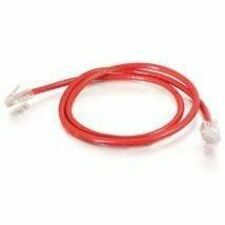 Quiktron Q-Series Patch Cords, CAT6, Non-Booted, Red, 50 FT