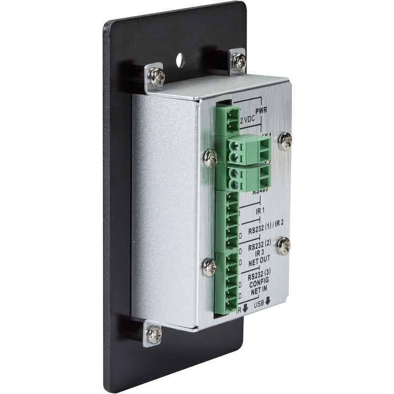 Black Box Wallplate Control Panel - RS-232, 8-Button - Thumbnail 4