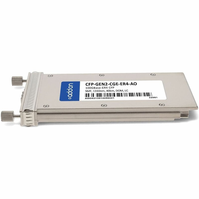 AddOn 100GBase-ER4 CFP Transceiver (SMF, 1310nm, 40km, DOM, LC) - Thumbnail 2
