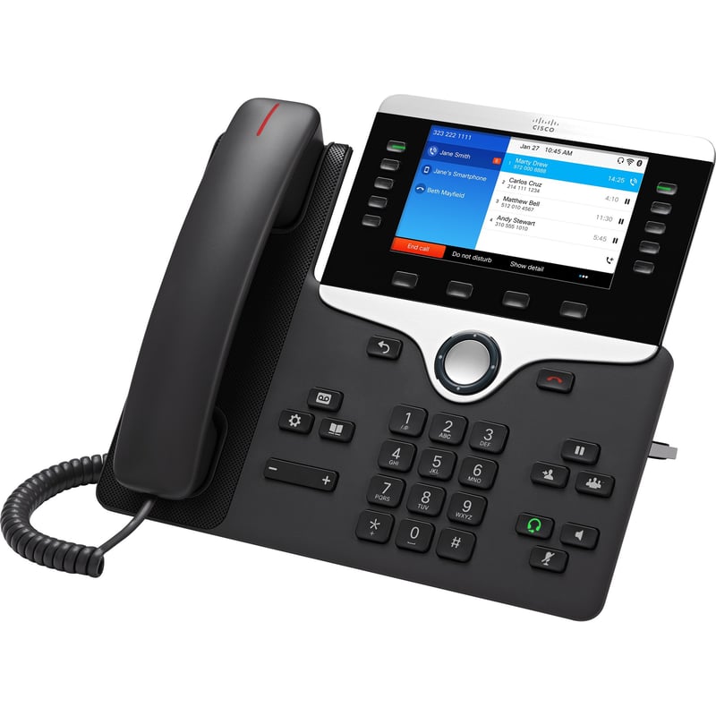 Cisco 8861 IP Phone - Wall Mountable, Desktop - Thumbnail 1