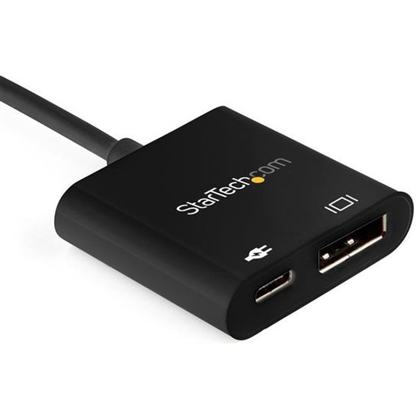 StarTech.com USB C to DisplayPort Adapter with 60W Power Delivery Pass-Through - 8K/4K USB Type-C to DP 1.4 Video Converter w/ Charging - Thumbnail 4