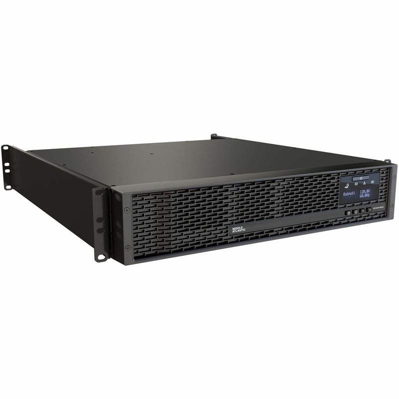 Middle Atlantic NEXSYS Series 2RU 15 Amp UPS Battery Backup Power System with RackLink and Bank Outlet Control - 1500VA