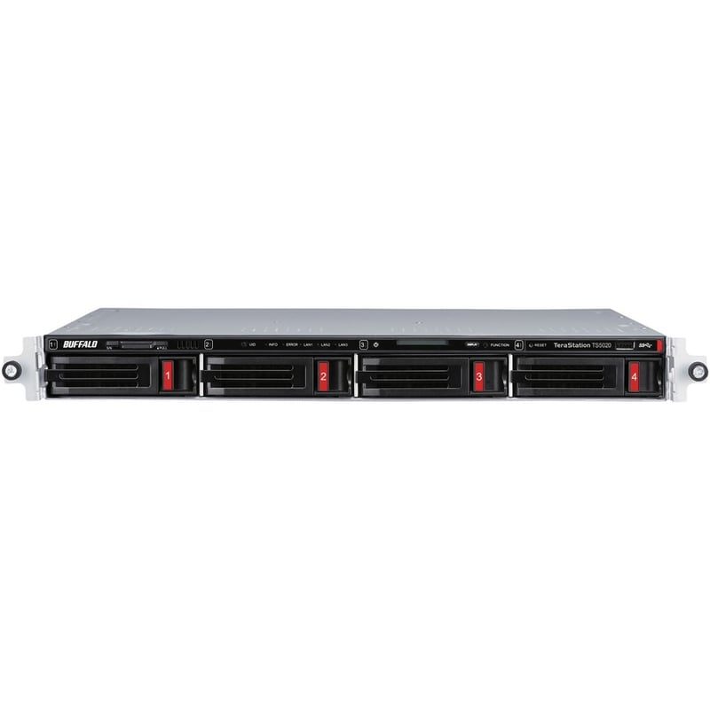 BUFFALO TeraStation 5420 4-Bay 32TB (4x8TB) Business Rackmount NAS Storage Hard Drives Included - Thumbnail 2