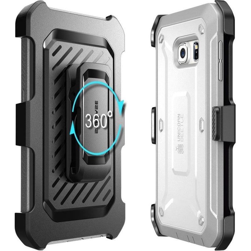 GALAXY S6 EDGE BEETLE PRO CASE - WHITE - Thumbnail 1