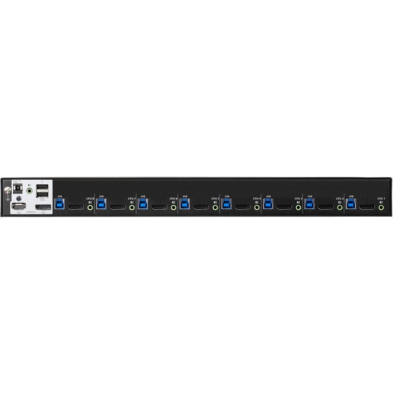 ATEN CS19208 8-Port USB 3.0 4K DisplayPort KVM Switch with Rack Mounting Kit - Thumbnail 3