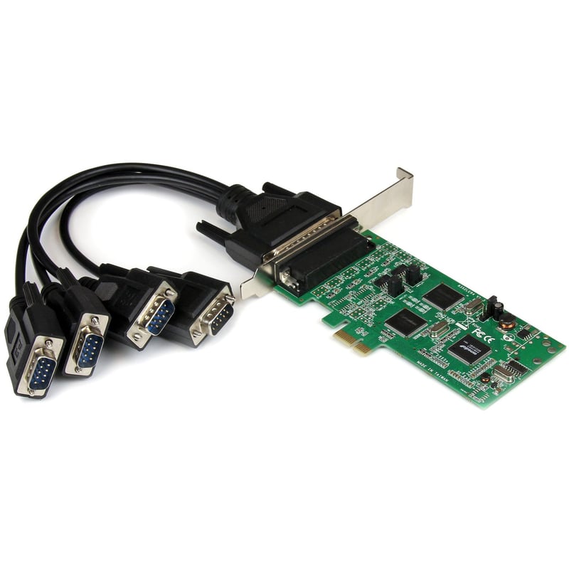 StarTech.com 4 Port PCI Express PCIe Serial Combo Card - 2 x RS232 2 x RS422 / RS485 - Thumbnail 1