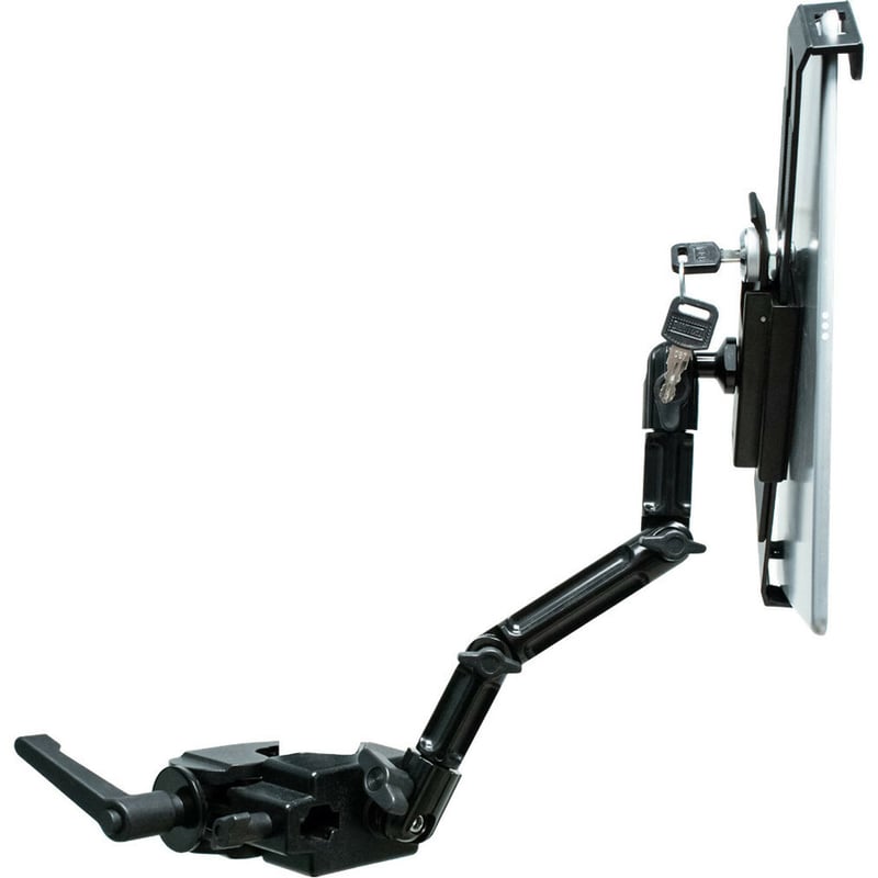 CTA Digital Custom Flex Security Desk Clamp Mount for 7-14 Inch Tablets, including iPad 10.2-inch (7th/ 8th/ 9th Generation) - Thumbnail 3