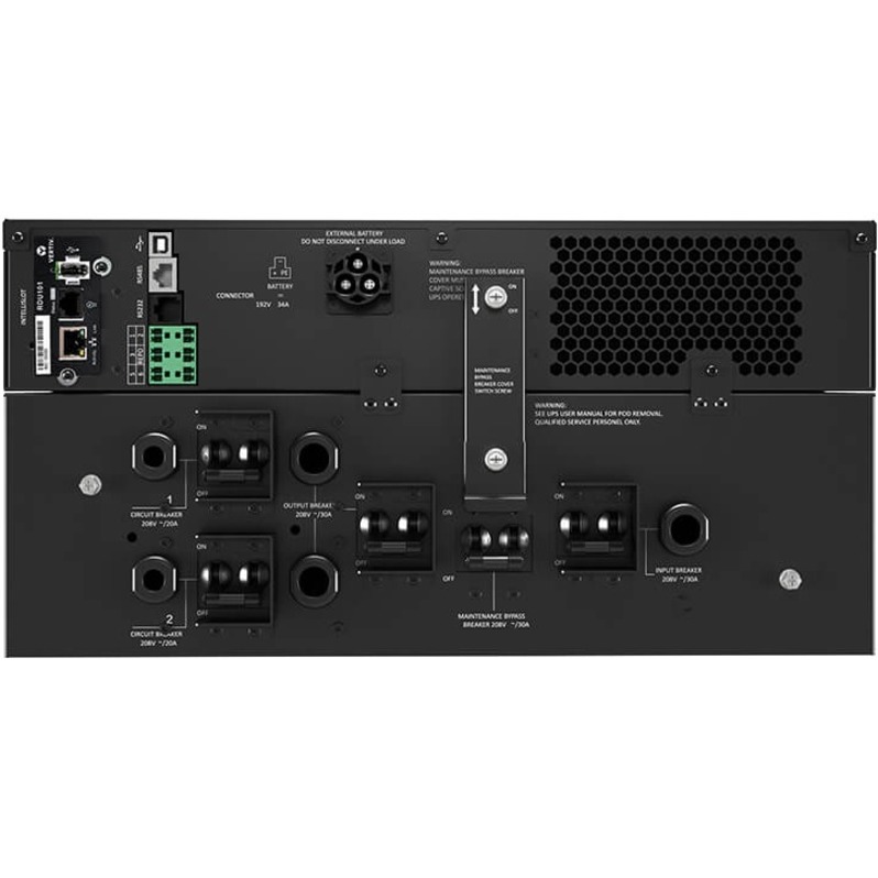 Vertiv Liebert GXT5 UPS - 4900VA/4600W 208V | Online Rack Tower Energy Star - Thumbnail 3